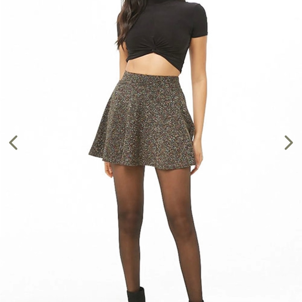 Forever 21 Shimmer Skirt